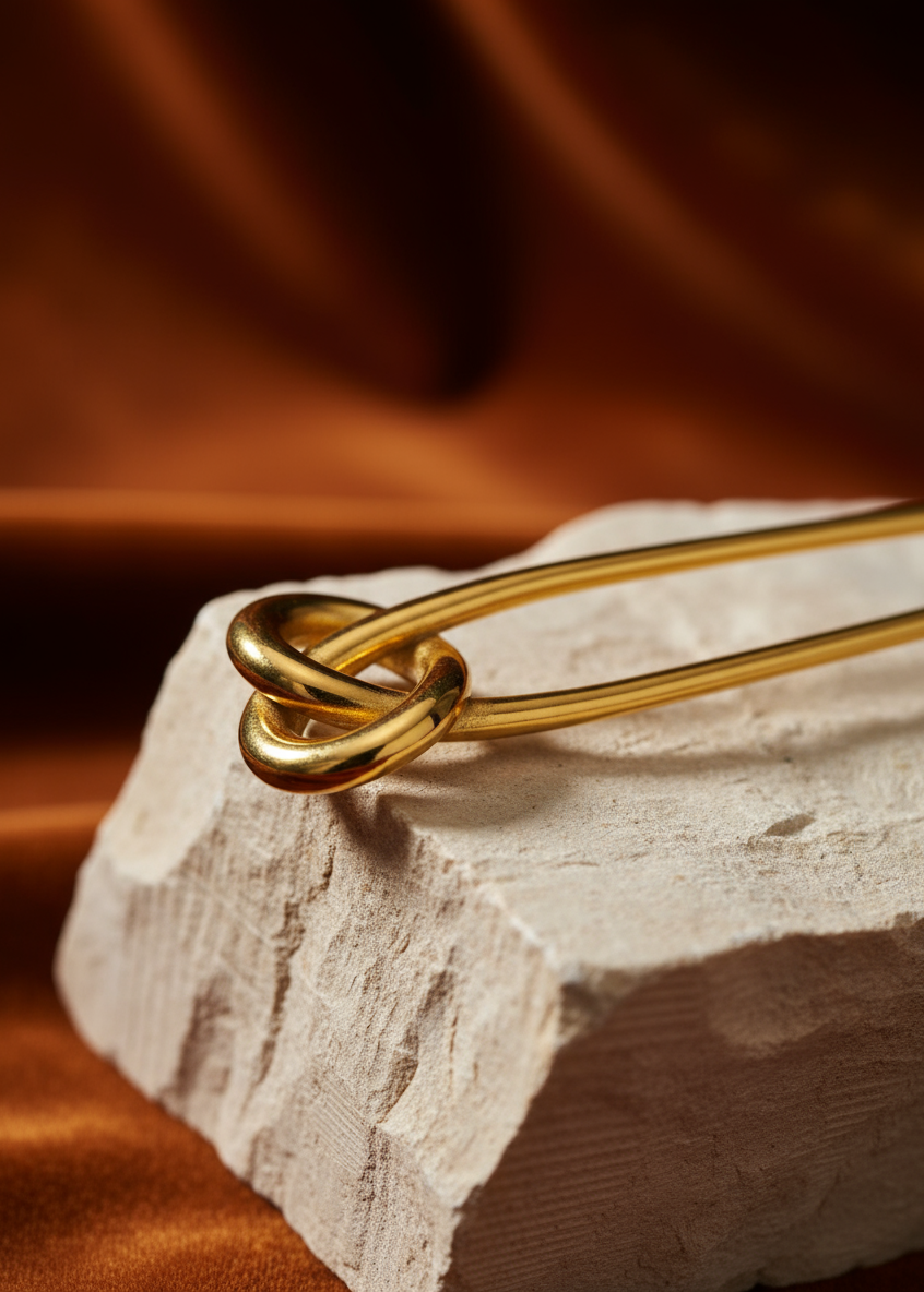 Knotted Form French Pin