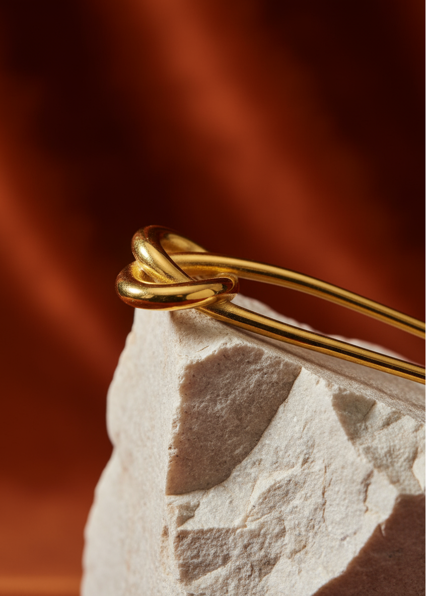 Knotted Form French Pin