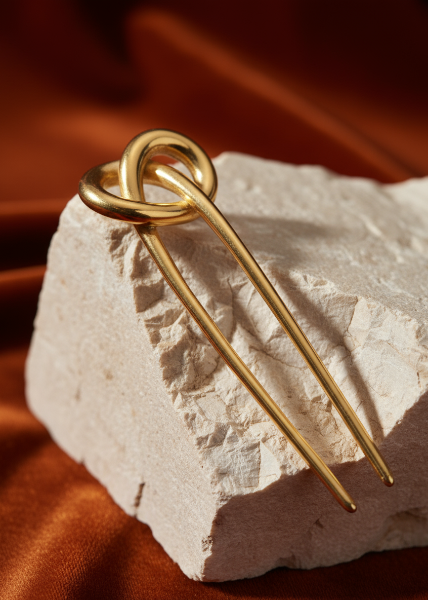 Knotted Form French Pin