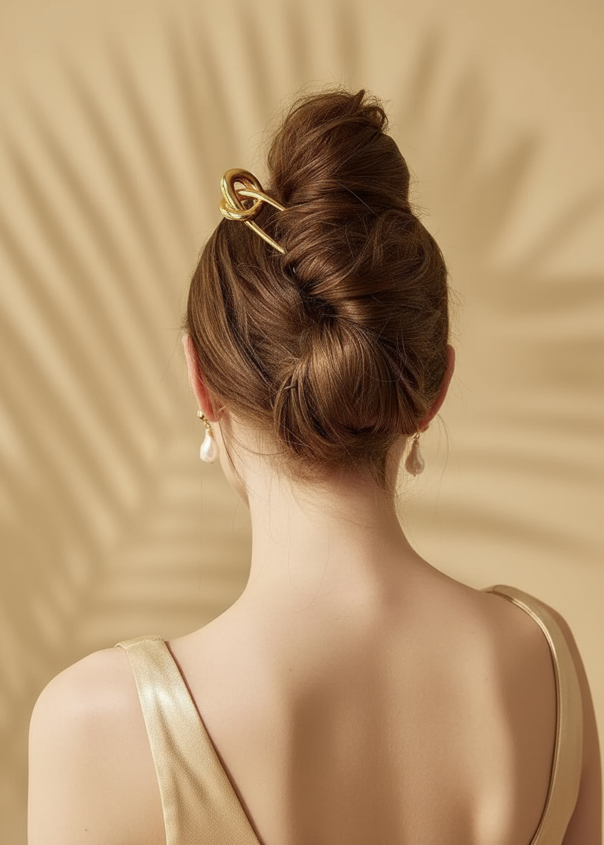 Knotted Form French Pin