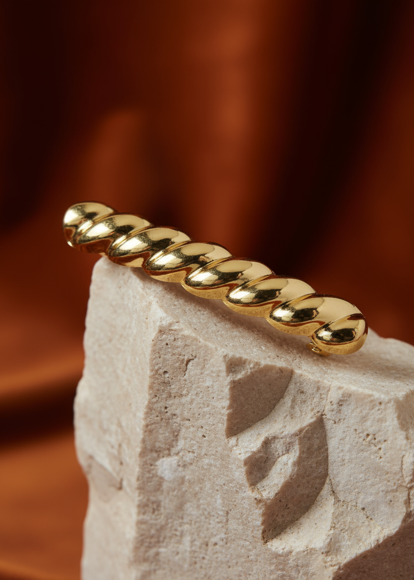 Ripple Curve Barrette