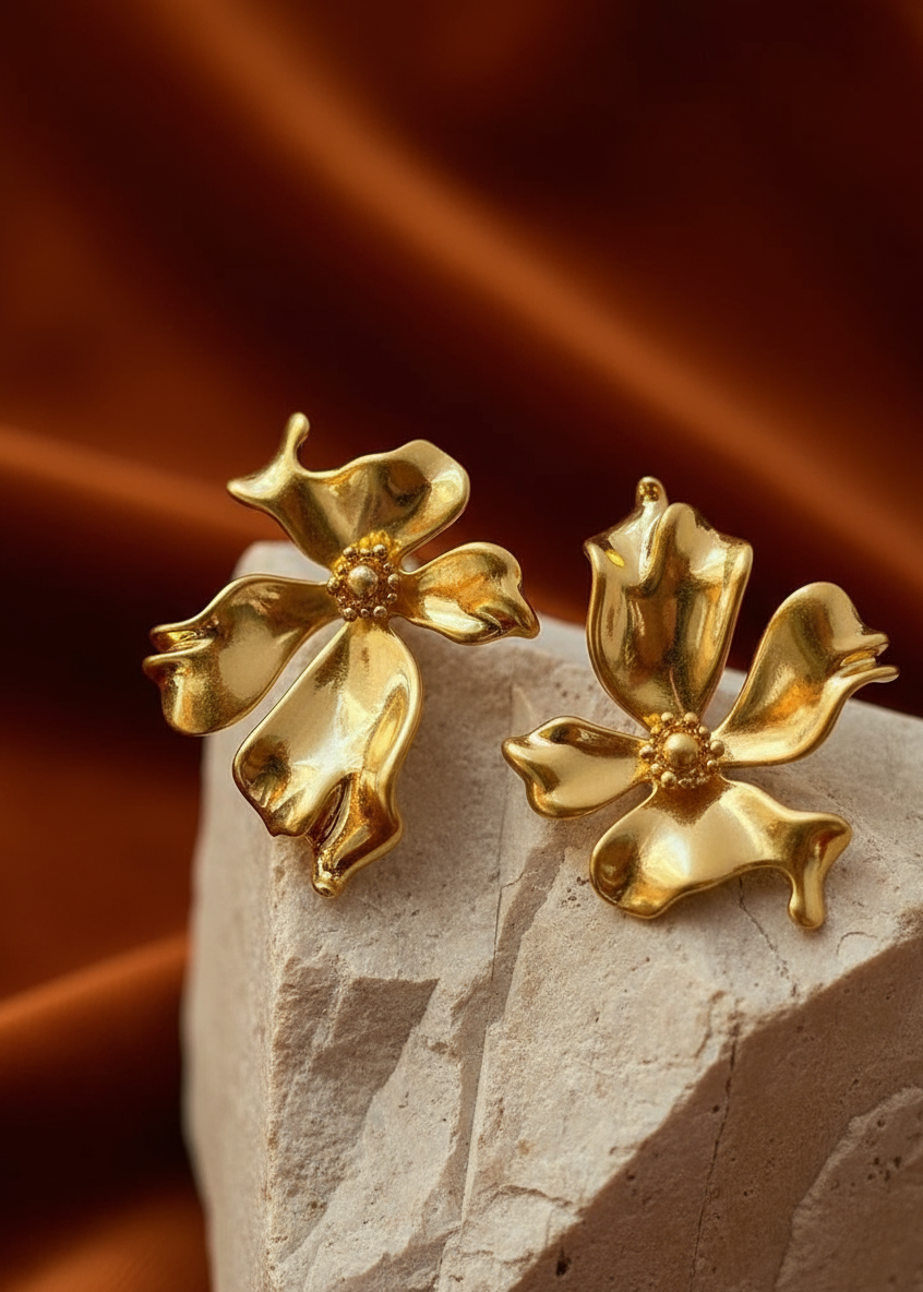 Molten Bloom Earrings