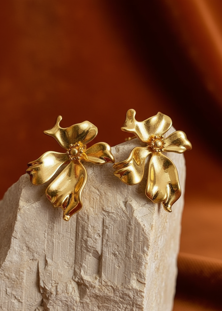 Molten Bloom Earrings