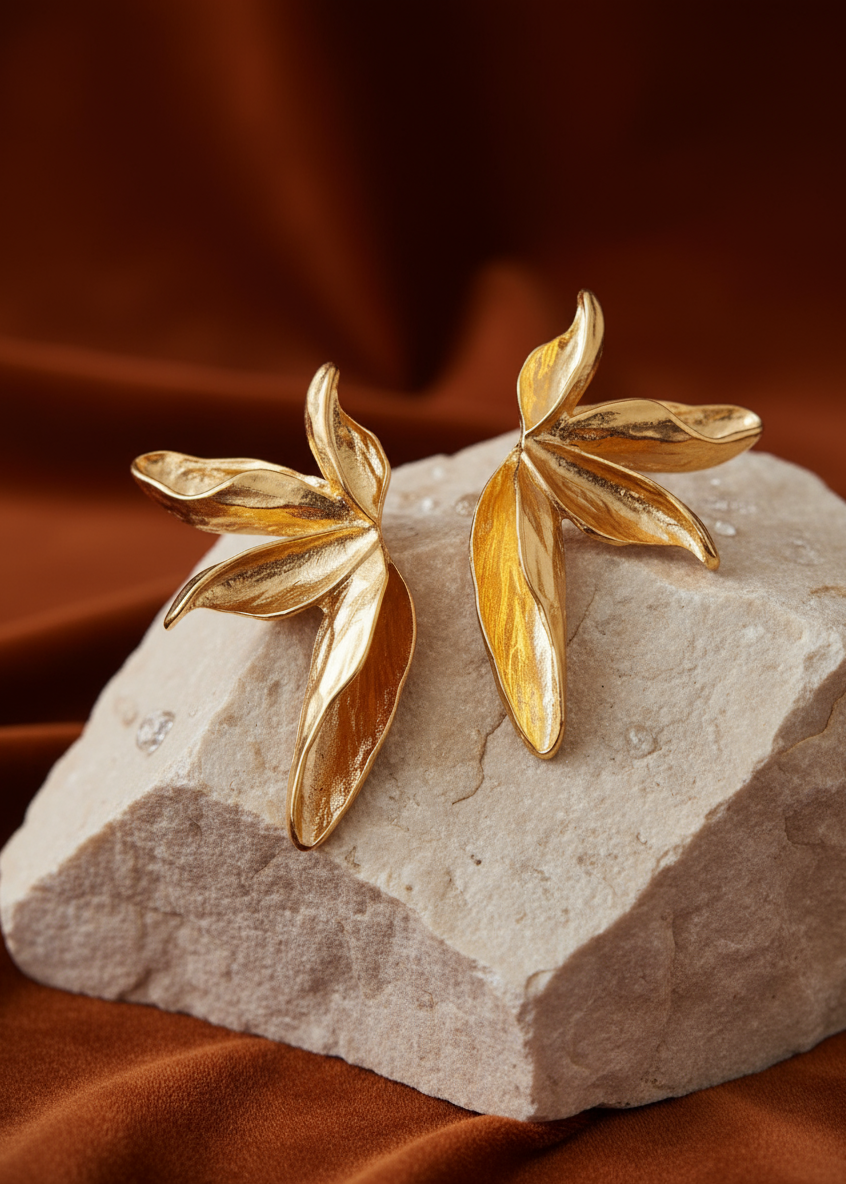 Flora Curve Studs