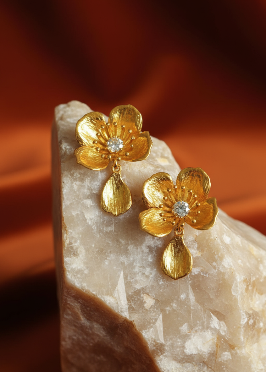 Golden Petal Drops