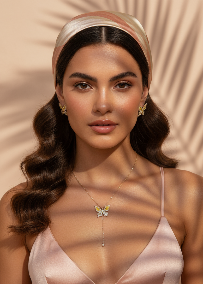 Butterfly Bloom Y Necklace