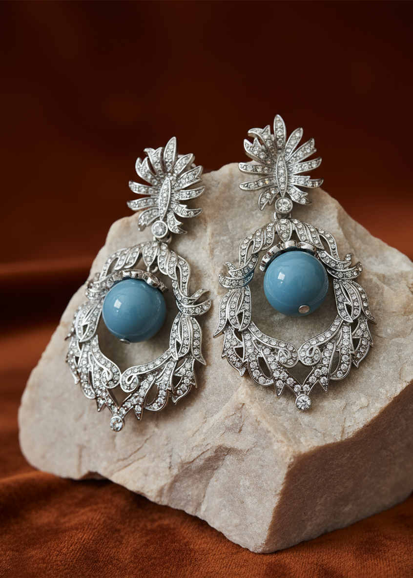 Turquoise Halo Drops