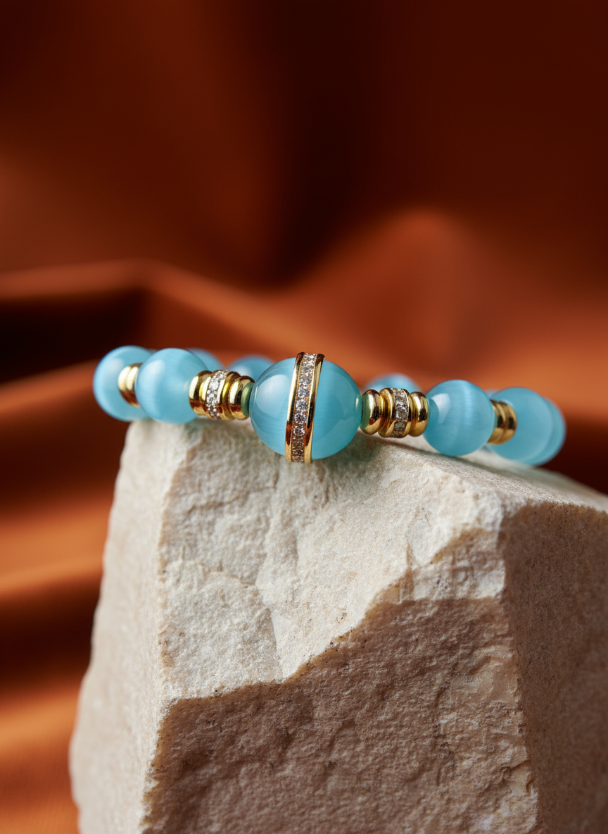 Celeste Cat-Eye Bracelet