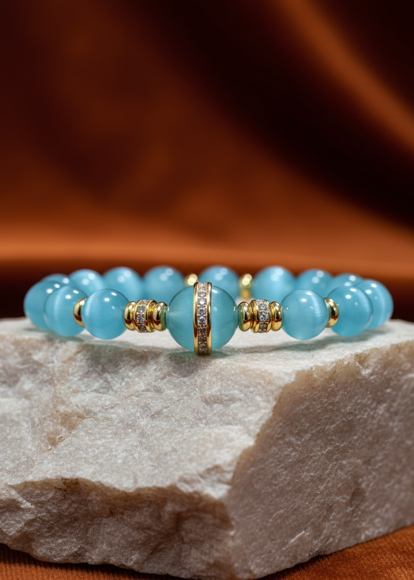 Celeste Cat-Eye Bracelet