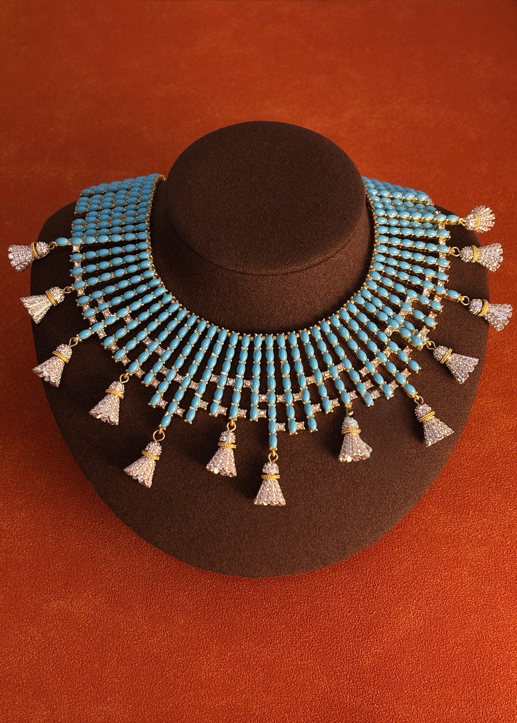 Azure Fringe Collar