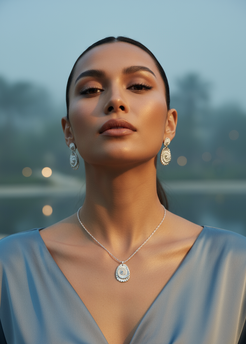 Maris Spiral Pendant