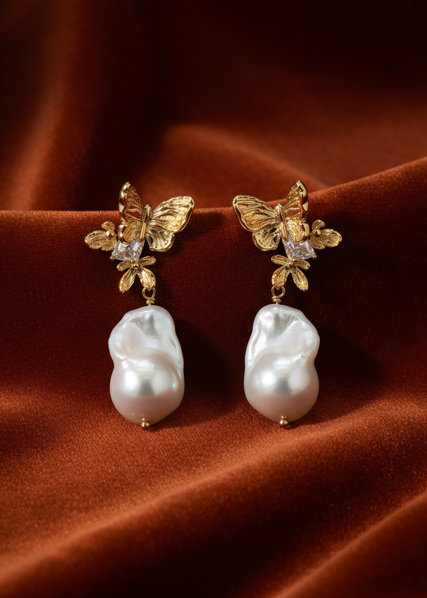 Butterfly Dusk Pearl Drops