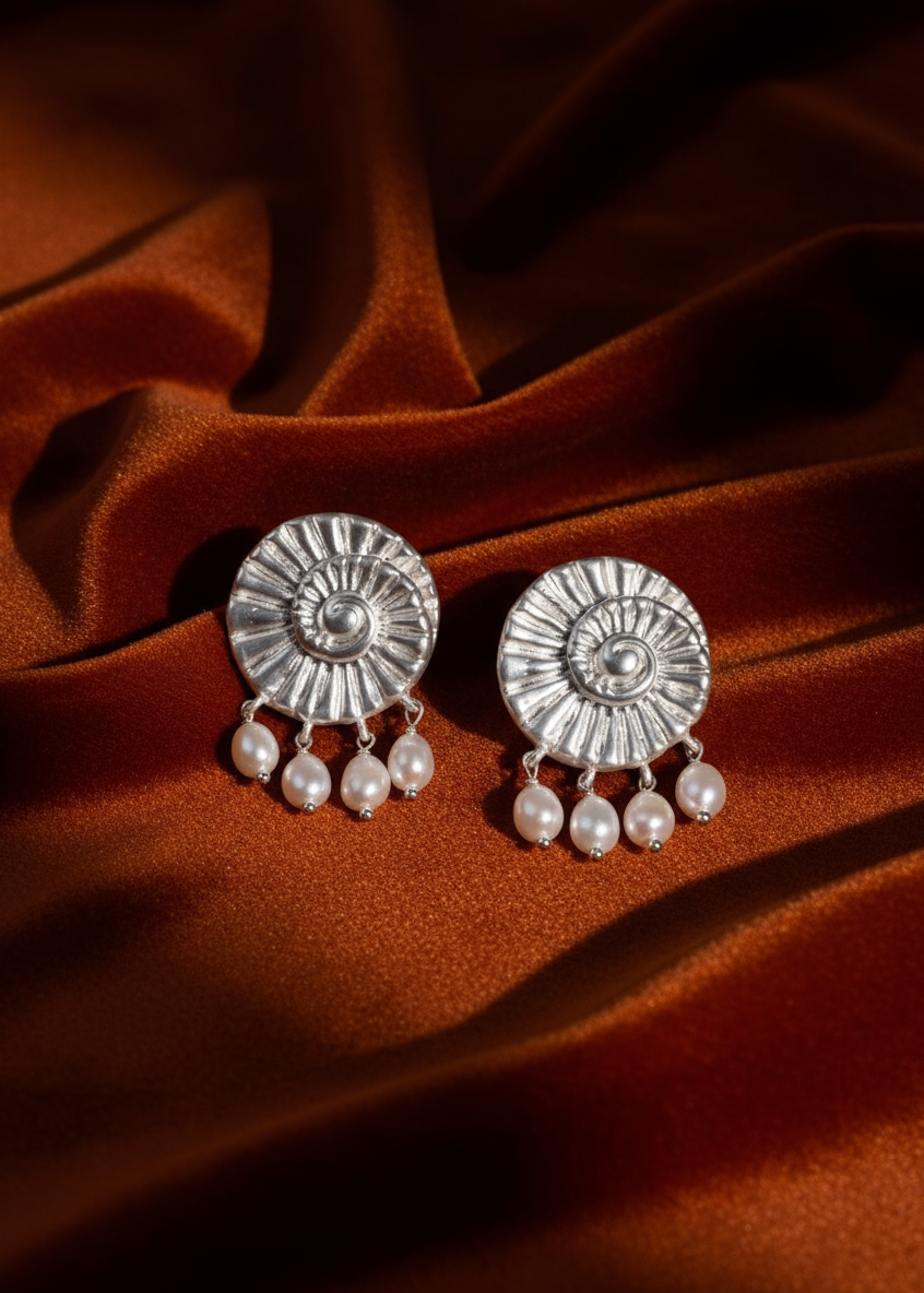 Nautilus Drop Studs