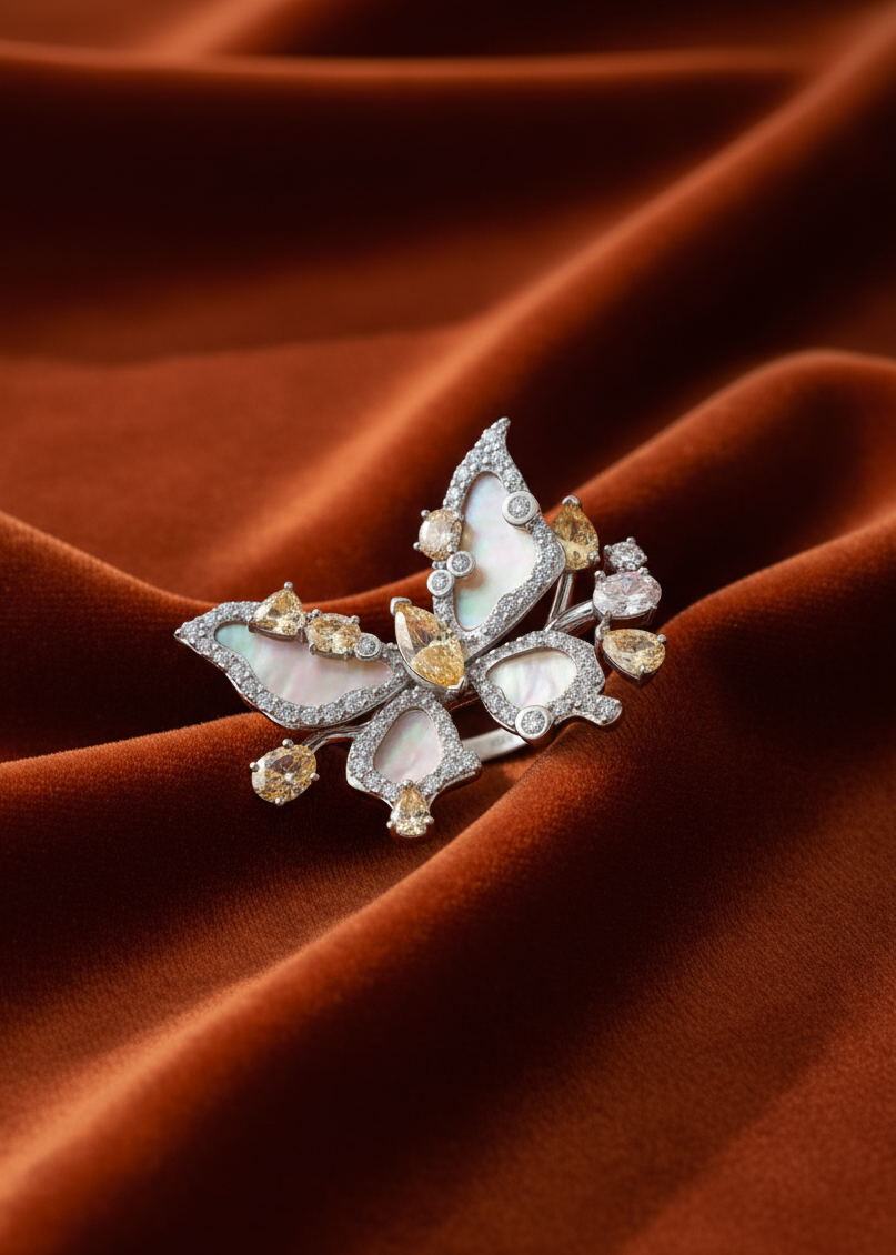 Butterfly Bloom Lily Ring