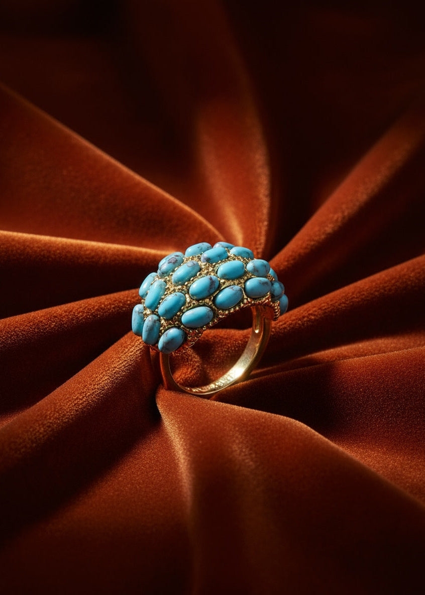 Turquoise Dome Ring