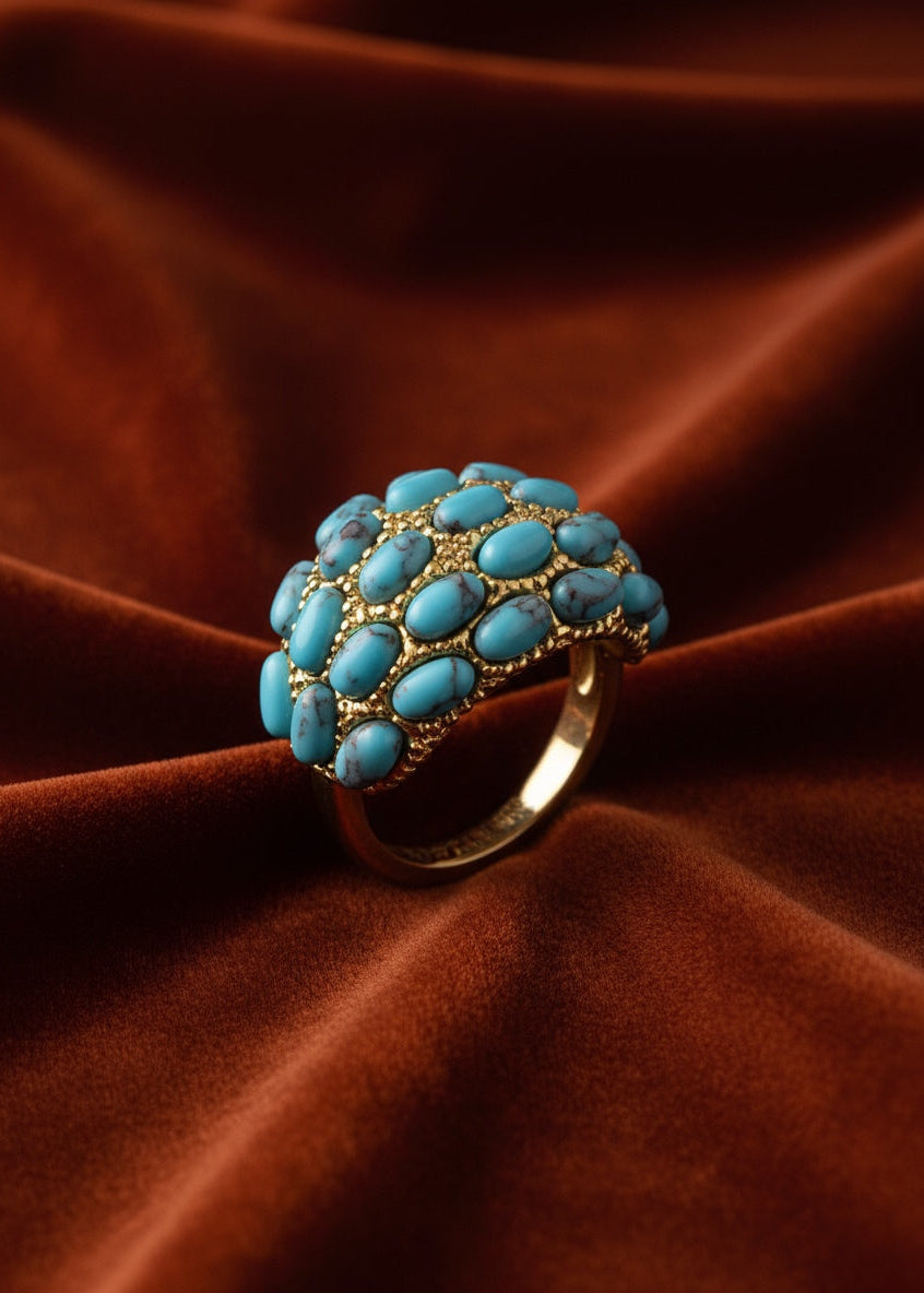 Turquoise Dome Ring