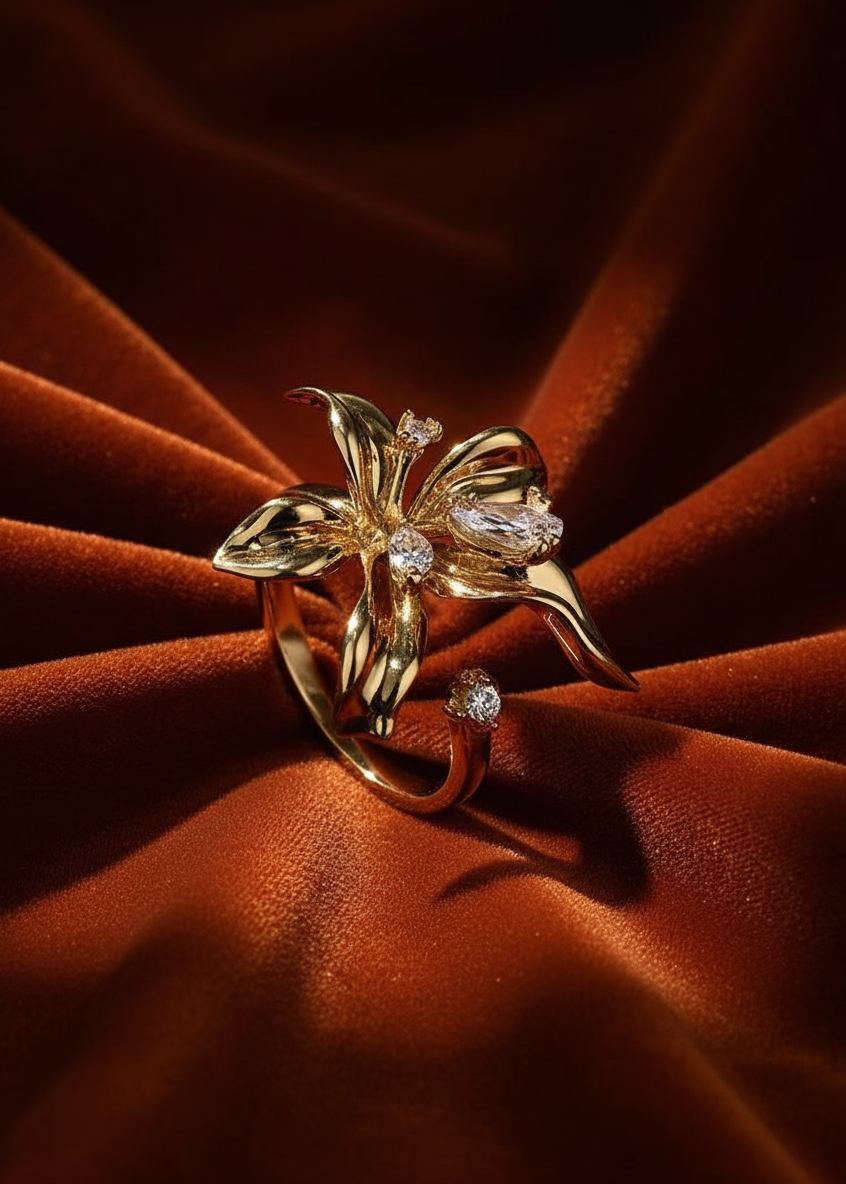 Orchid Bloom Ring