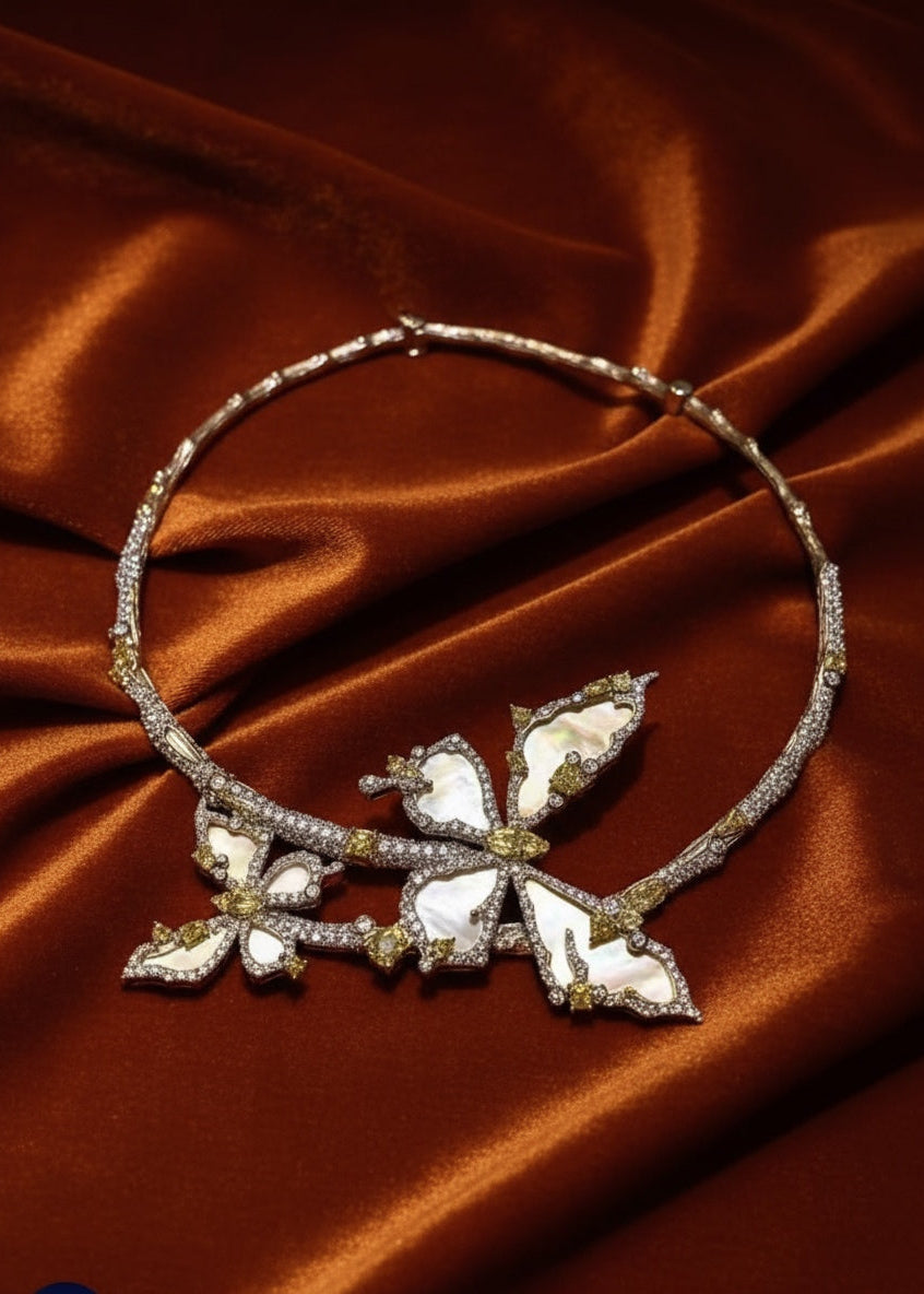 Butterfly Bloom Collar Choker