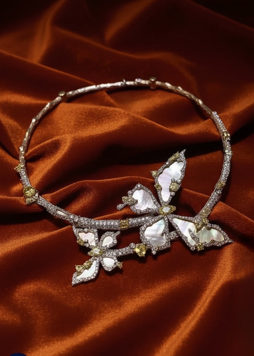 Butterfly Bloom Collar Choker