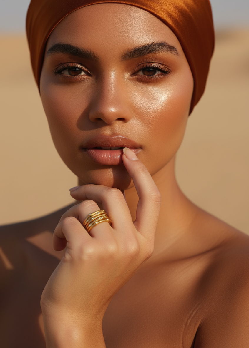 GOLDEN HOUR TIDE CREST RING