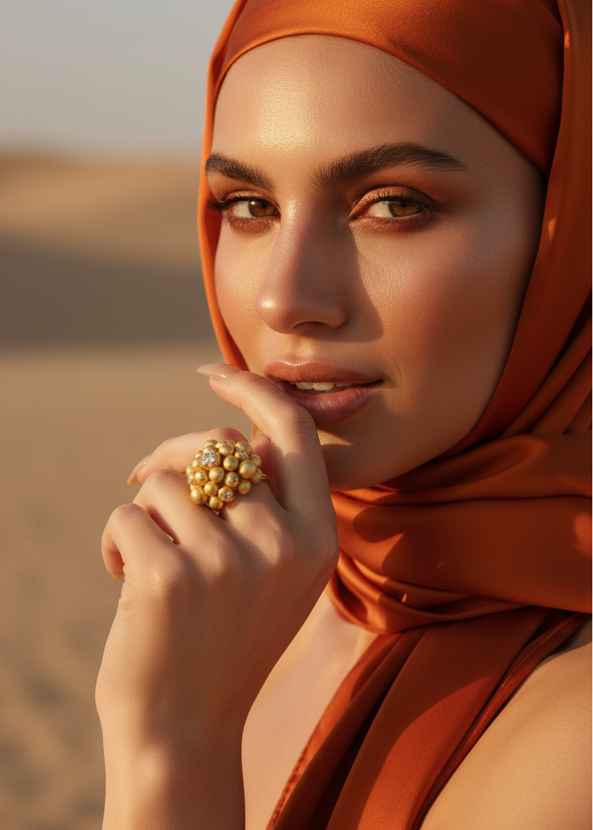 GOLDEN HOUR HALO DRIFT RING