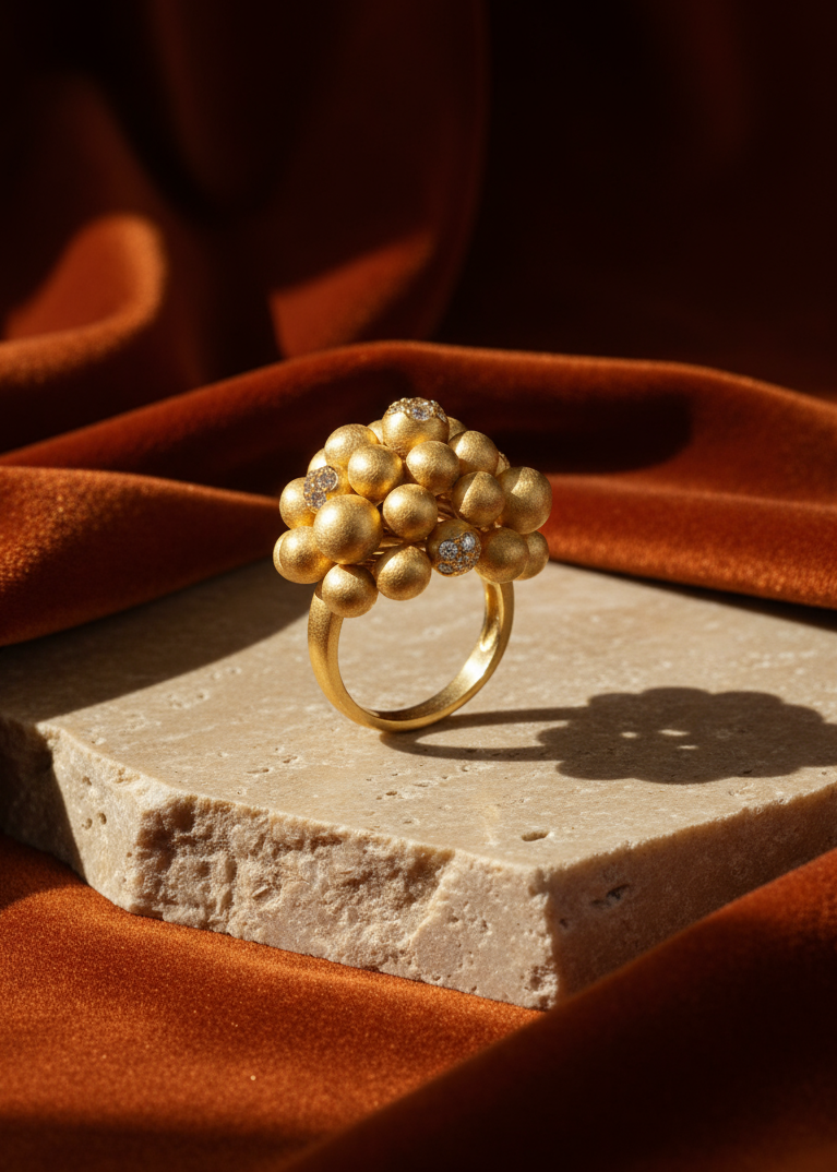 GOLDEN HOUR HALO DRIFT RING