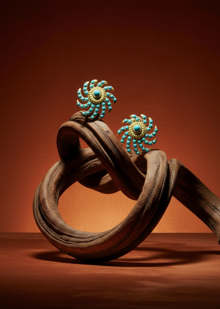 Solstice Crest Studs