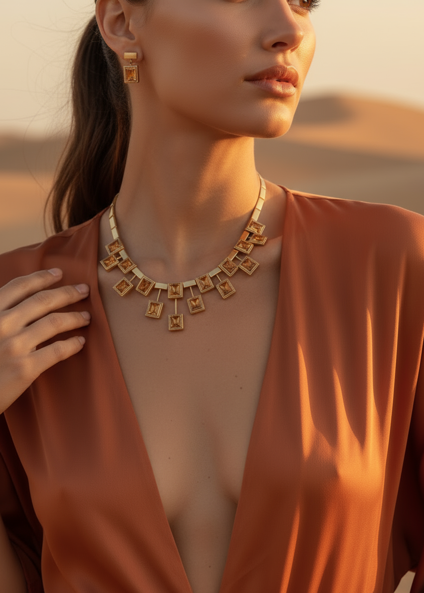 Sahara Frame Necklace