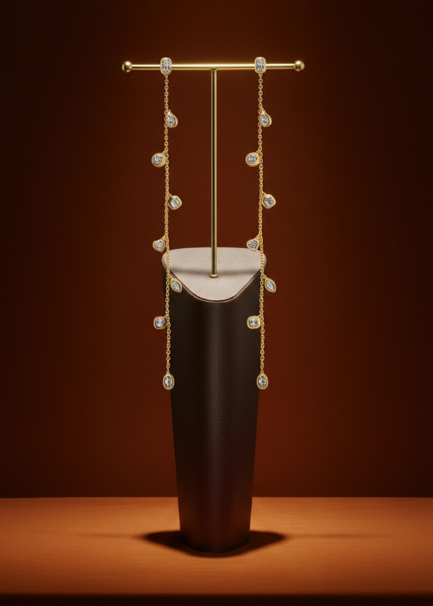 GOLDEN HOUR STELLAR CASCADE EARRINGS