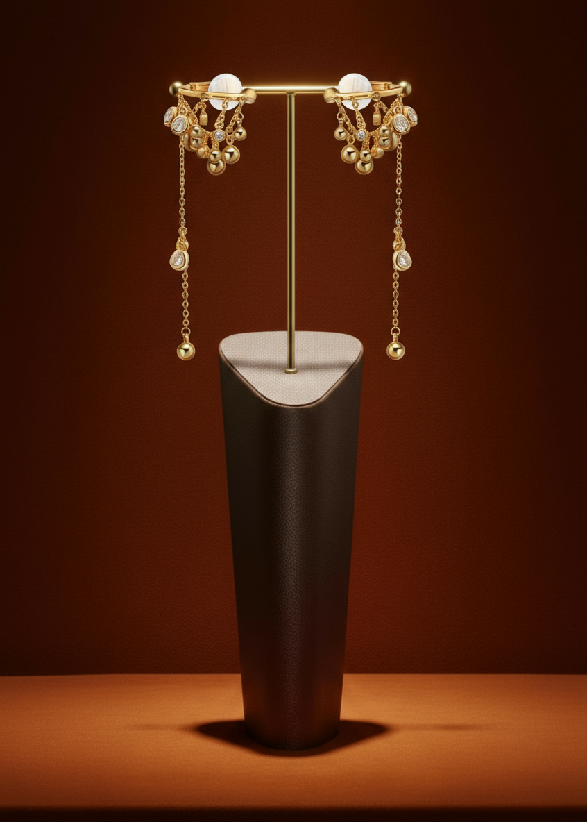 Orbital Drape Earrings