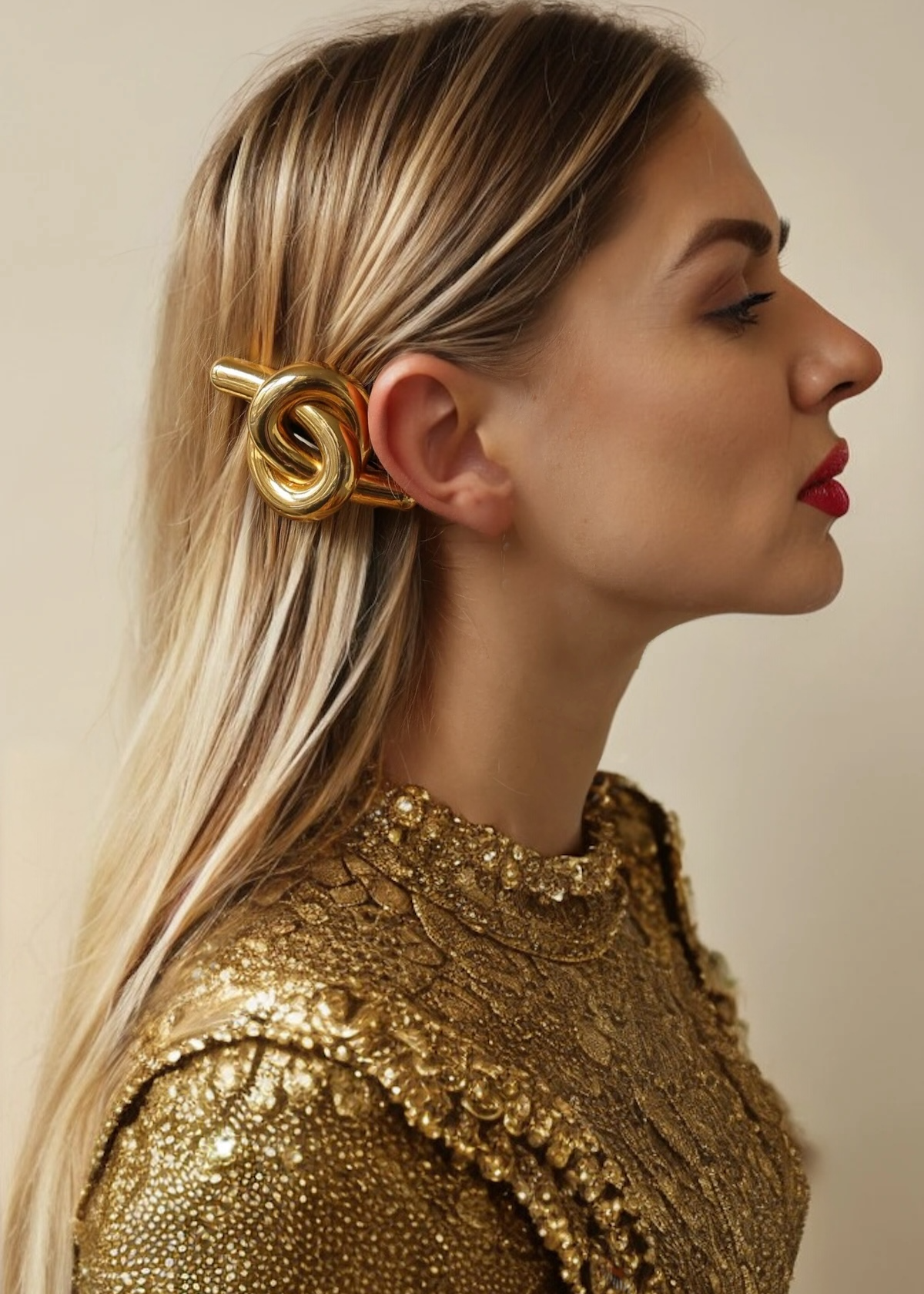 Knotted Dome Barrette