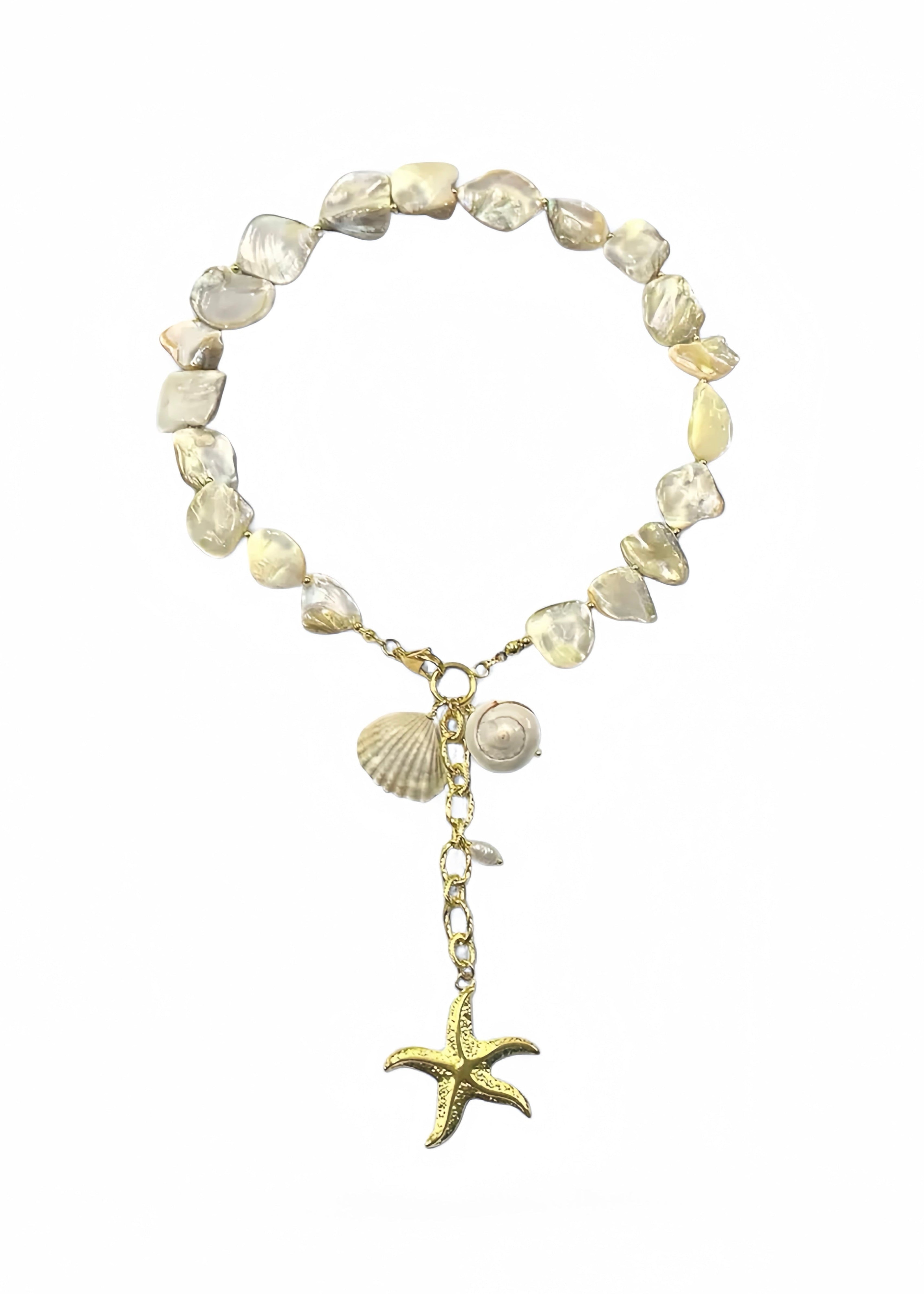 Shell Reverie Drop Necklace
