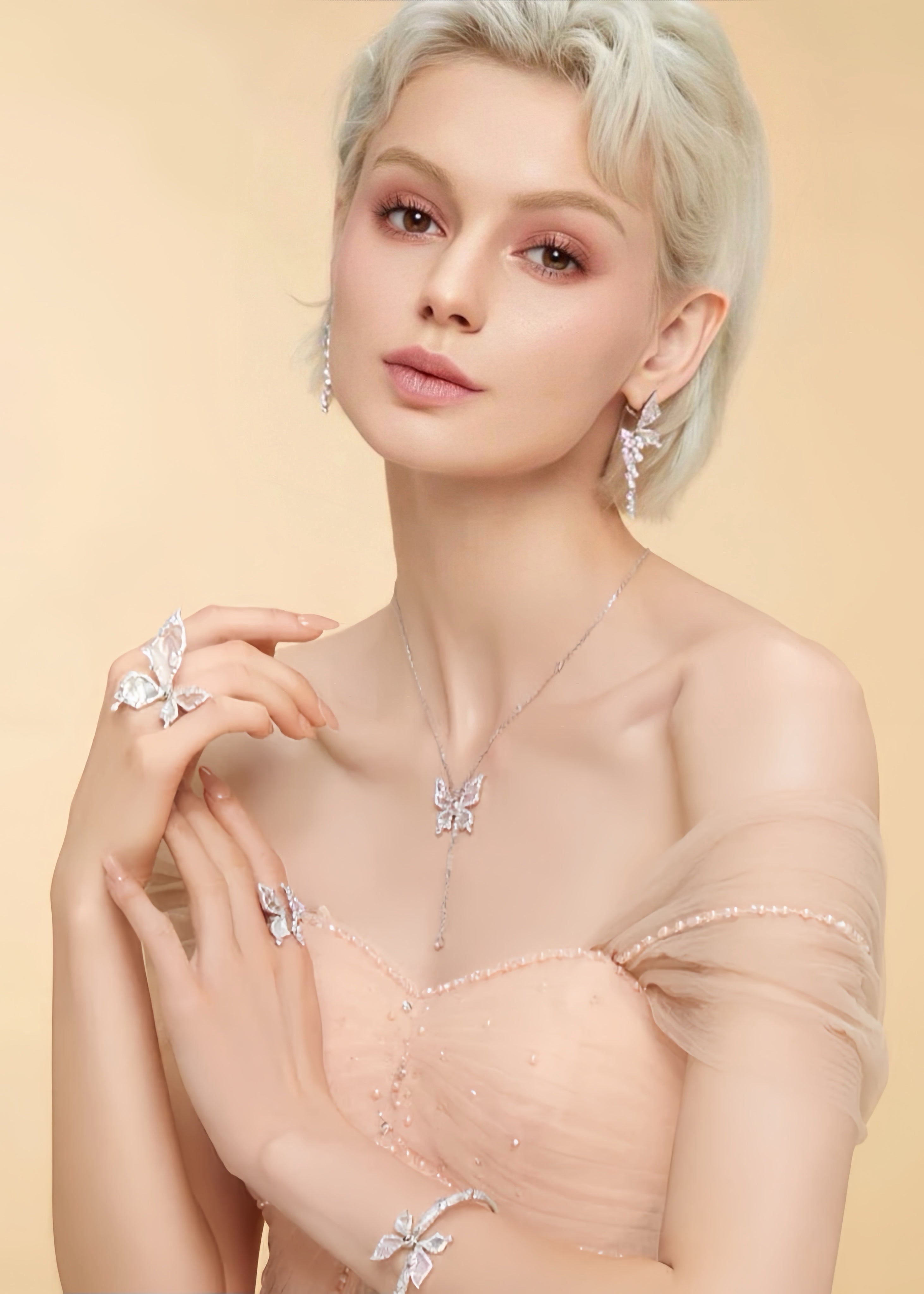 Butterfly Bloom Rose Ring