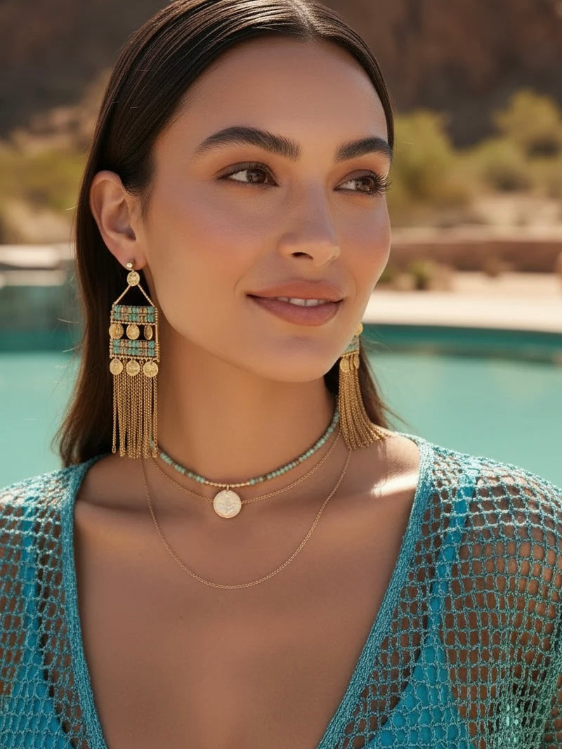 Azure Tassel Drops