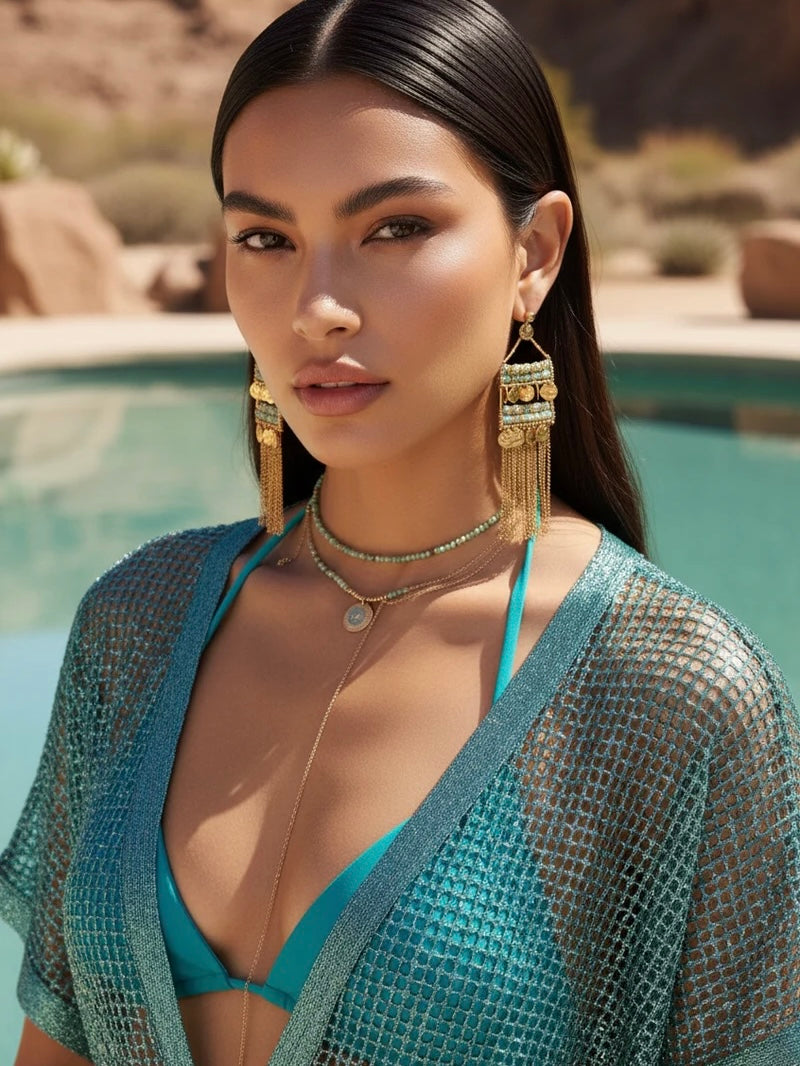 Azure Tassel Drops