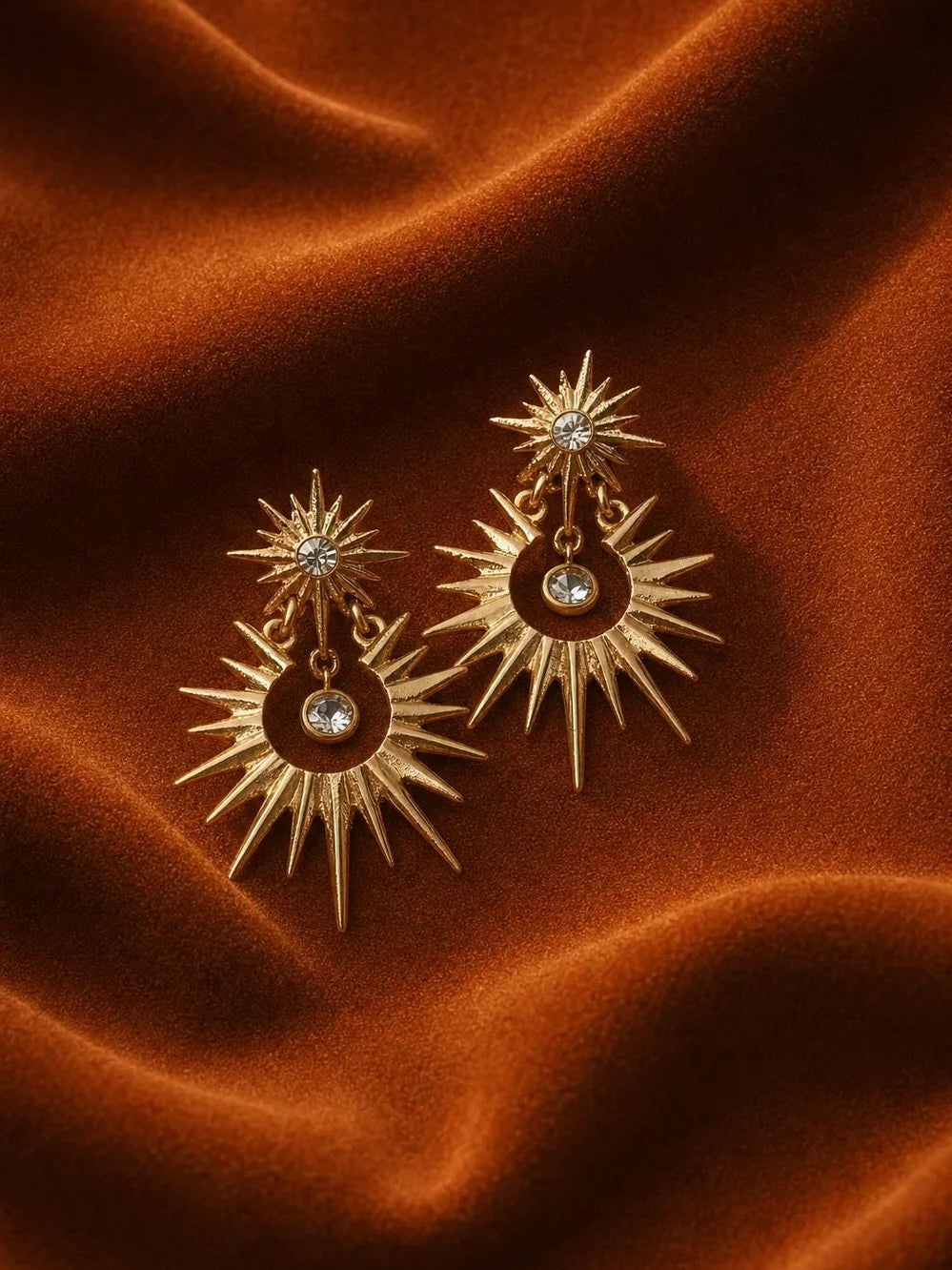 Sunburst Drop Earrings