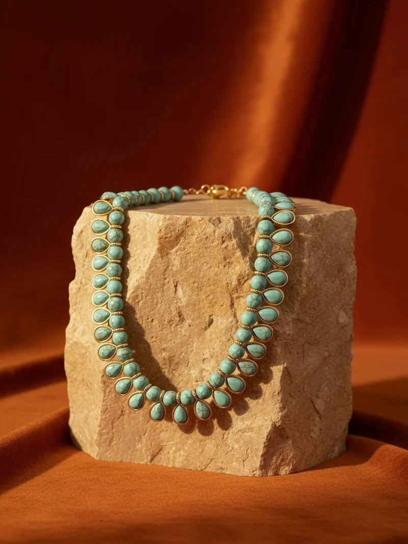 Turquoise Bloom Collar