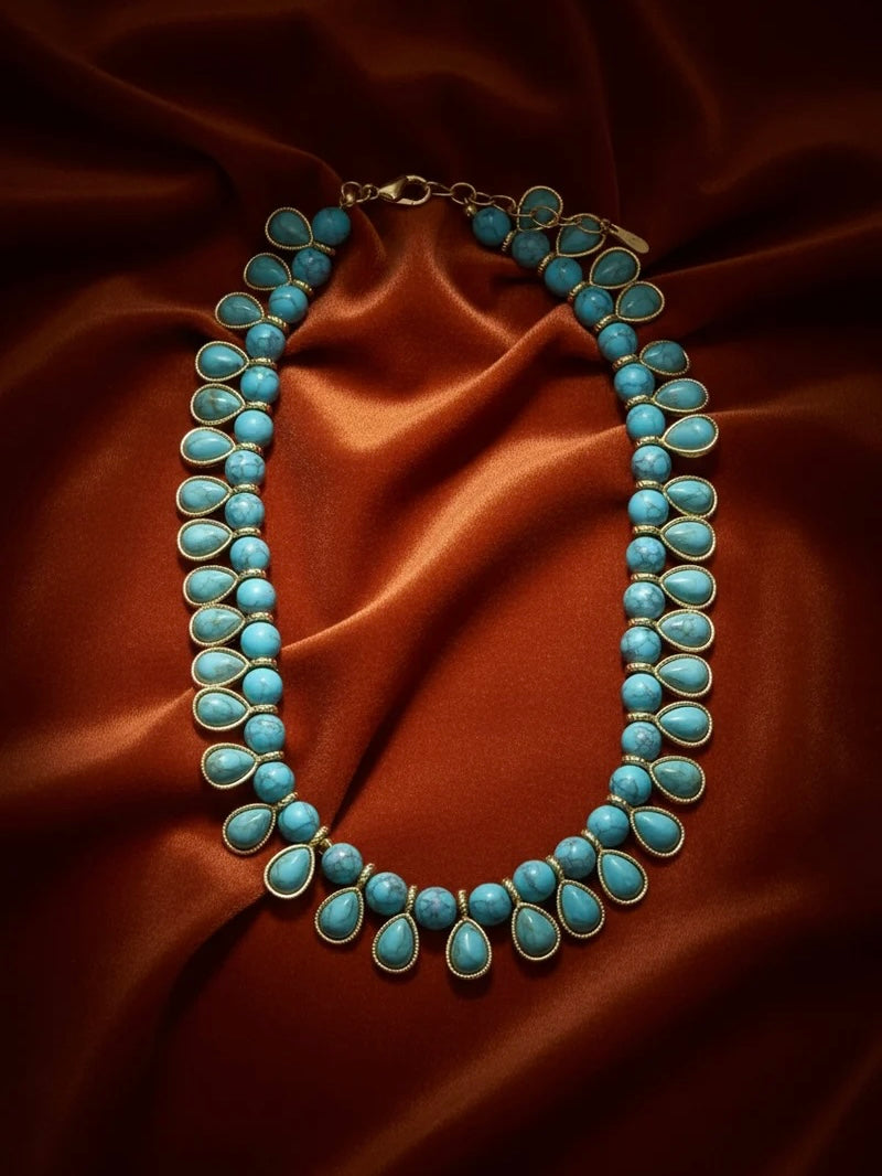 Turquoise Bloom Collar