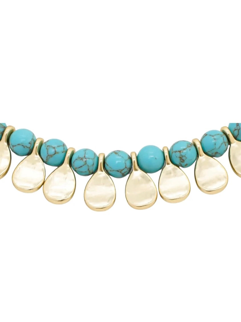 Turquoise Bloom Collar