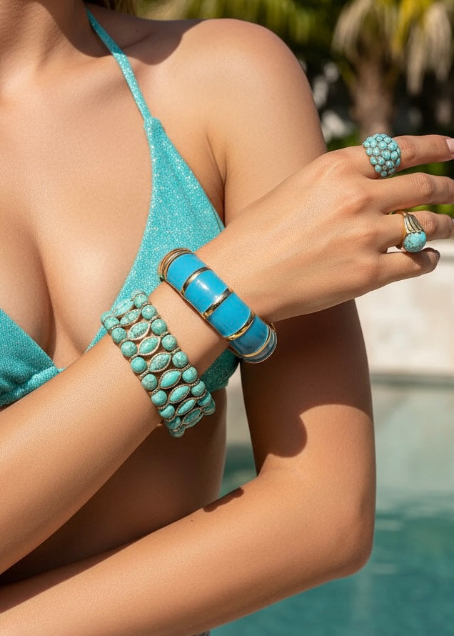 Turquoise Crest Ring