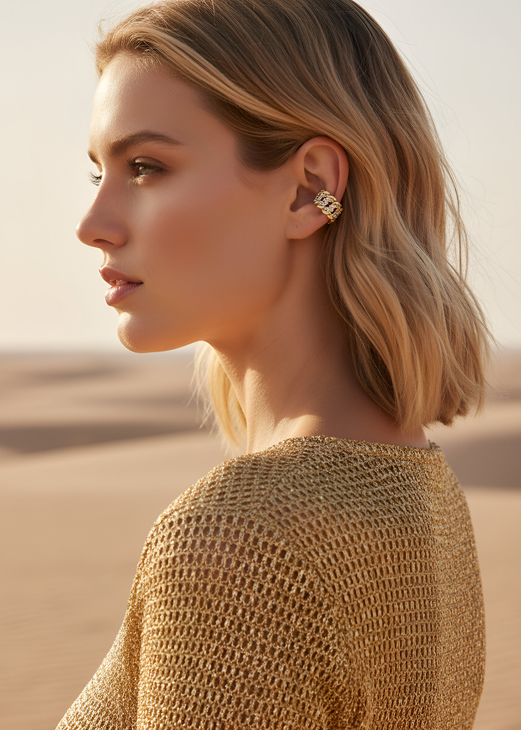 Seraphine Chain Ear Cuff