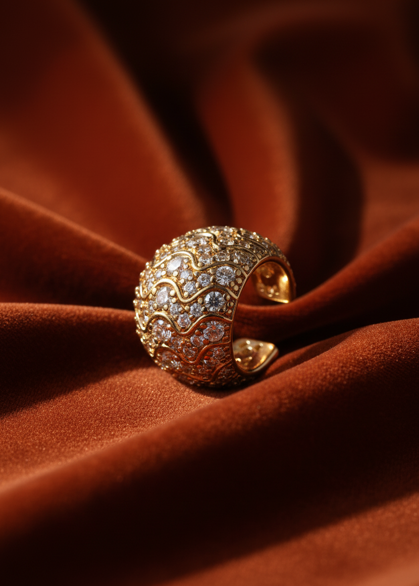 Valora Pavé Ear Cuff
