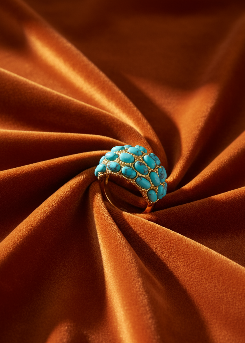 Turquoise Dome Ring