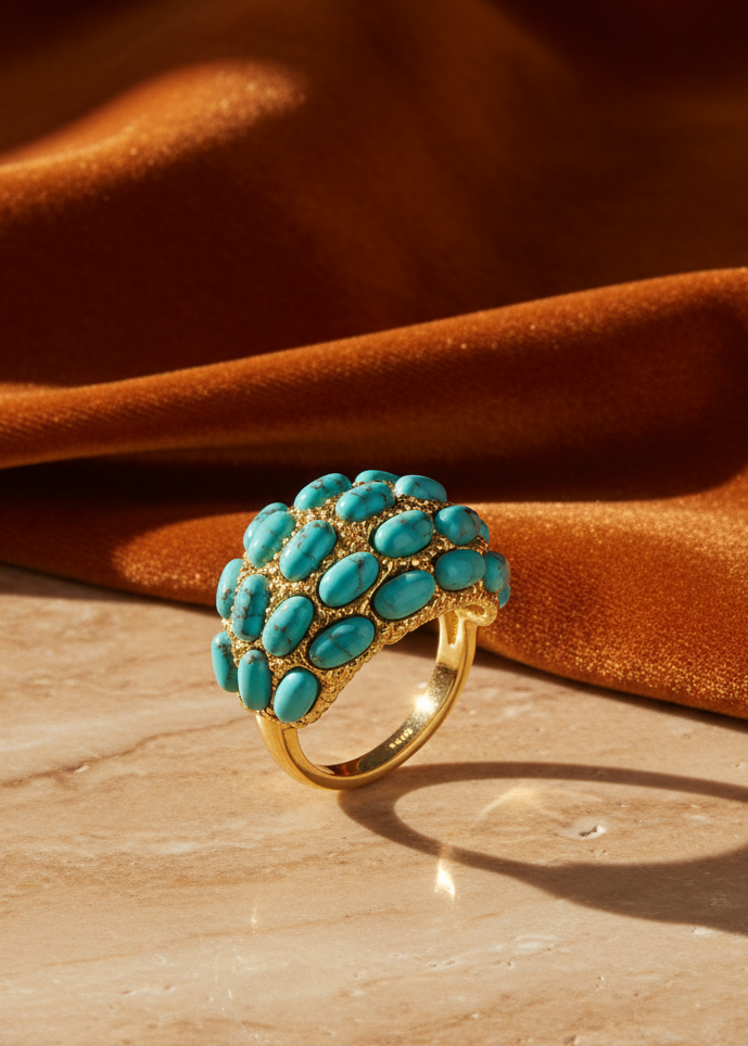 Turquoise Dome Ring