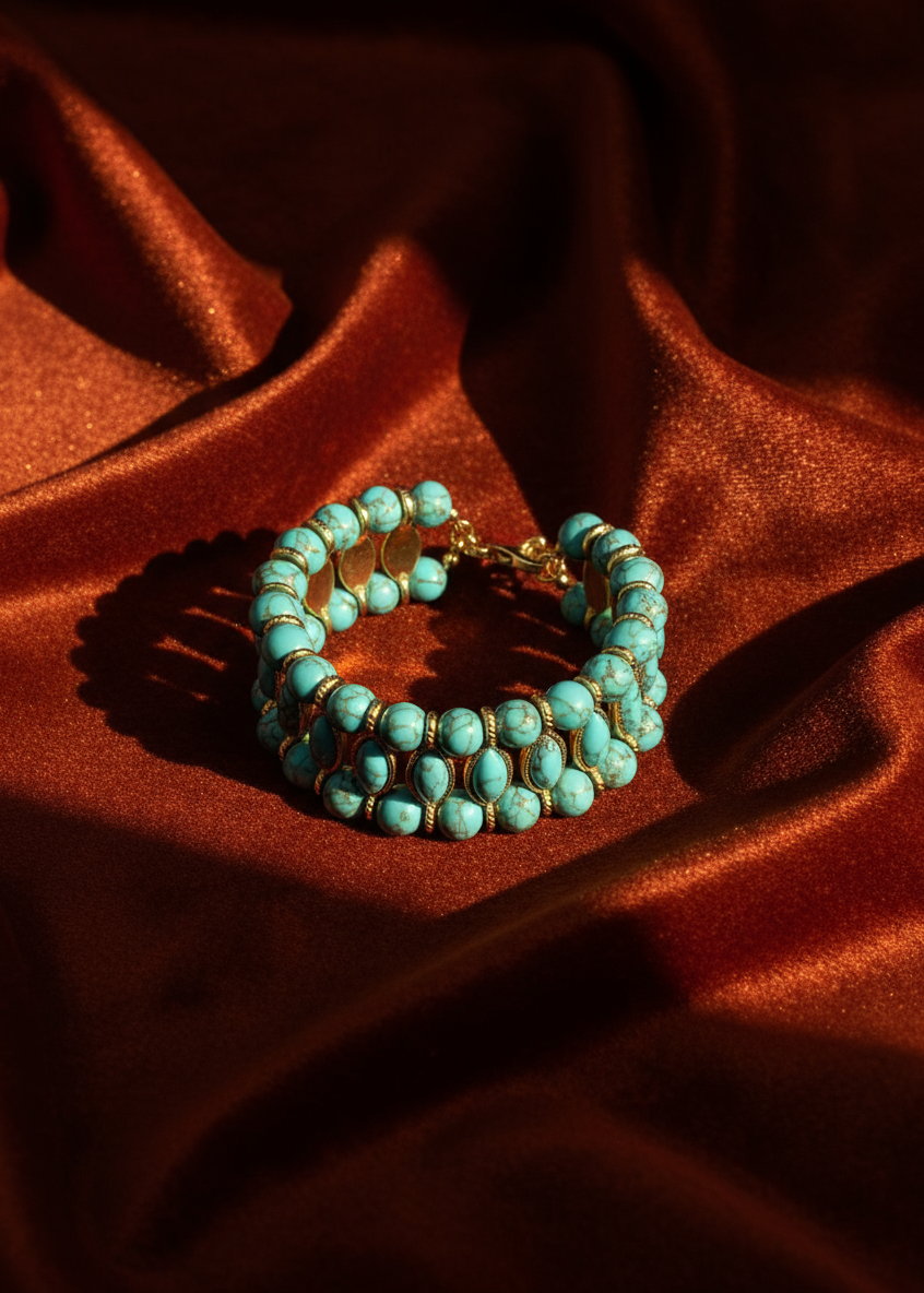 Turquoise Marquise Bracelet