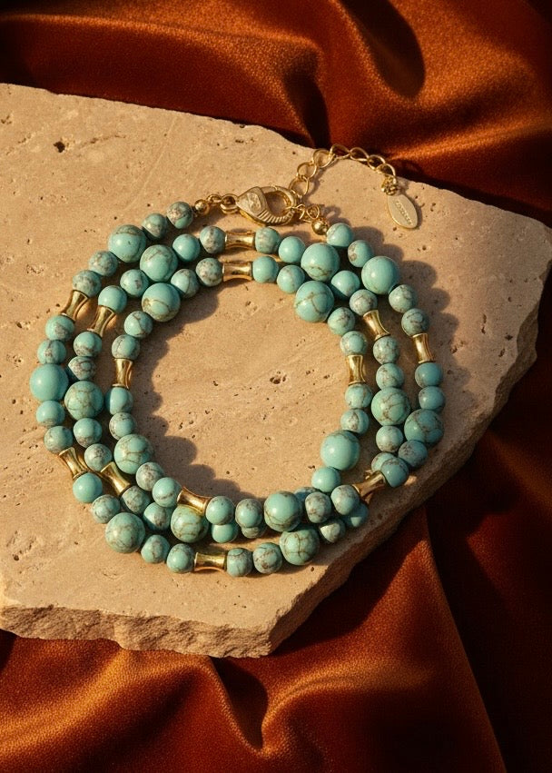 Turquoise Strand Necklace