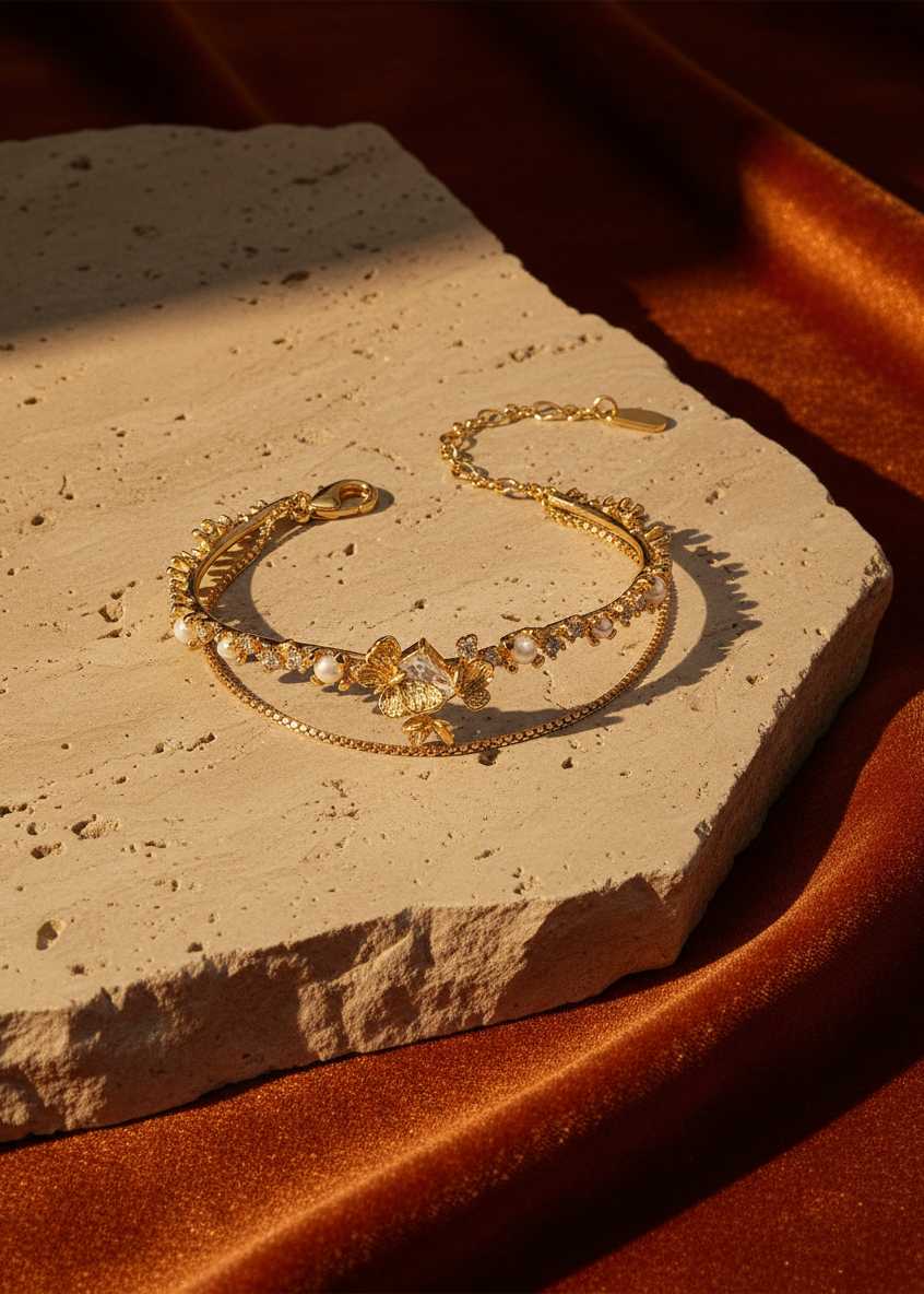 Butterfly Dusk Chain Cuff