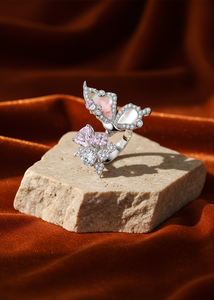 Butterfly Bloom Daisy Ring