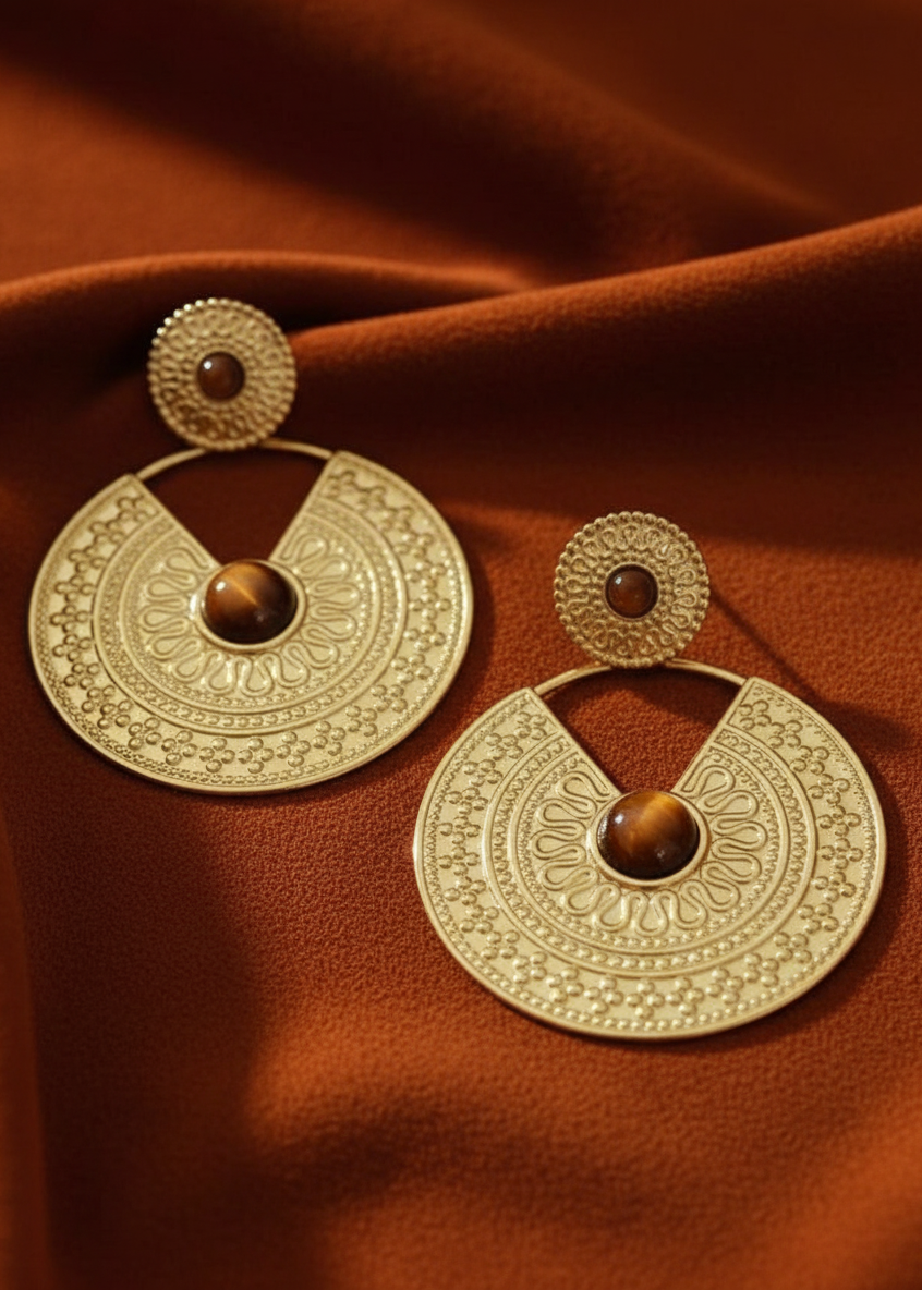 Sahara Medallion Drops