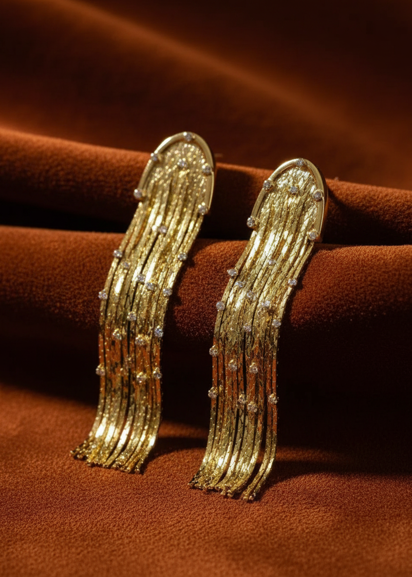 Celeste Drape Earrings